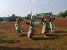 Kesenian Daerah Warnai Upacara Pembukaan TMMD 104 di Kota Bekasi